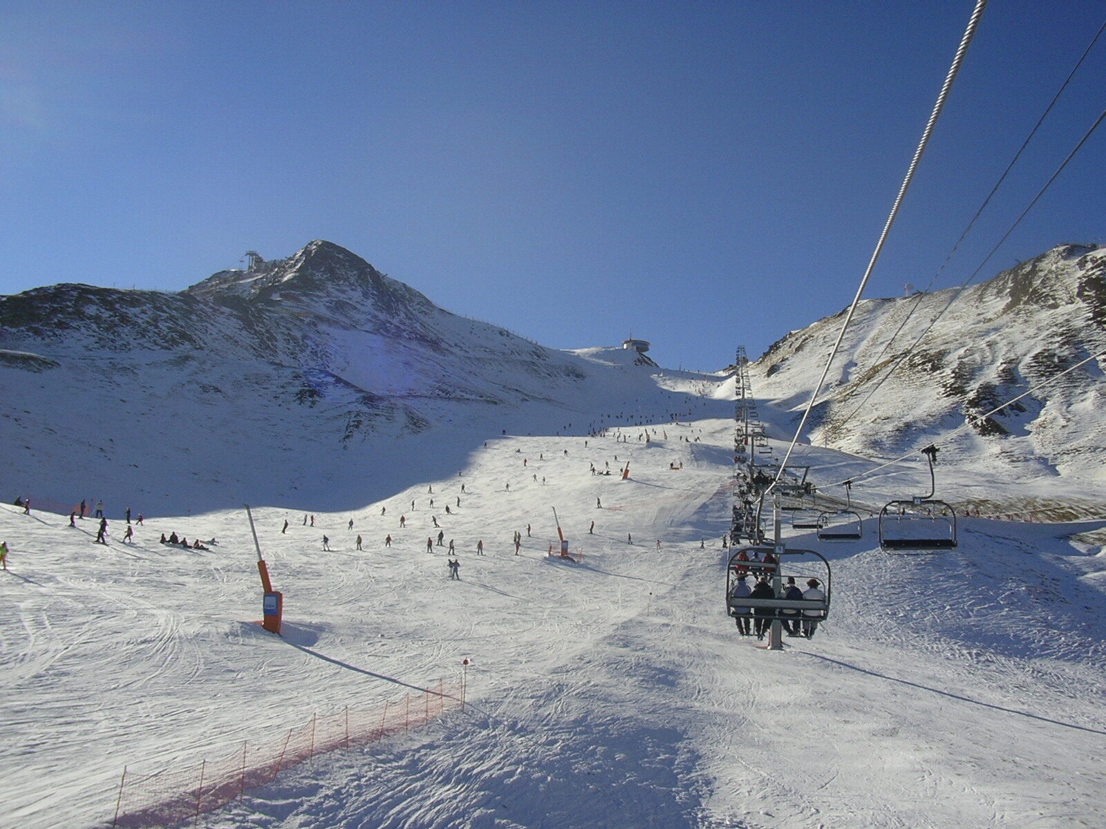 Grandvalira wide valley views from the top of Pas de la Casa